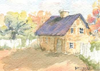 "Gretel's House" by Mary Tilton, Waterloo WI - Watercolor
